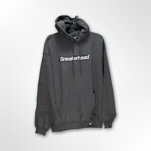 Fully Laced Black Hoodie - Men's Size Large - Sneakerhead